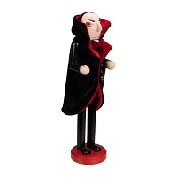 Northlight 14in Black And Red Wooden Vampire Wood Nutcracker