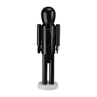 Northlight 14in Black And White Skeleton Wood Nutcracker