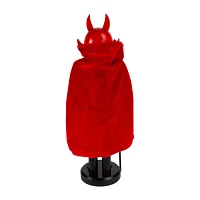 Northlight 14in Red Andblack Devil Holding Pitch Fork Christmas Tabletop Decor