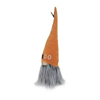 Northlight 19.75in Orange And Gray Boo Standing Christmas Gnome