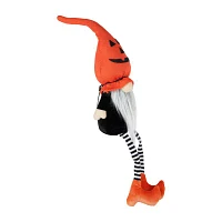 Northlight 22in Orange And Black Halloween Gnome