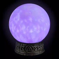 Northlight 8in Led Mystical Crystal Ball Lighted Halloween Tabletop Decor