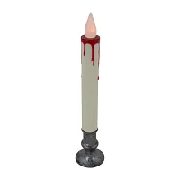 9in Flickering Led Halloween Candle Lighted Christmas Tabletop Decor