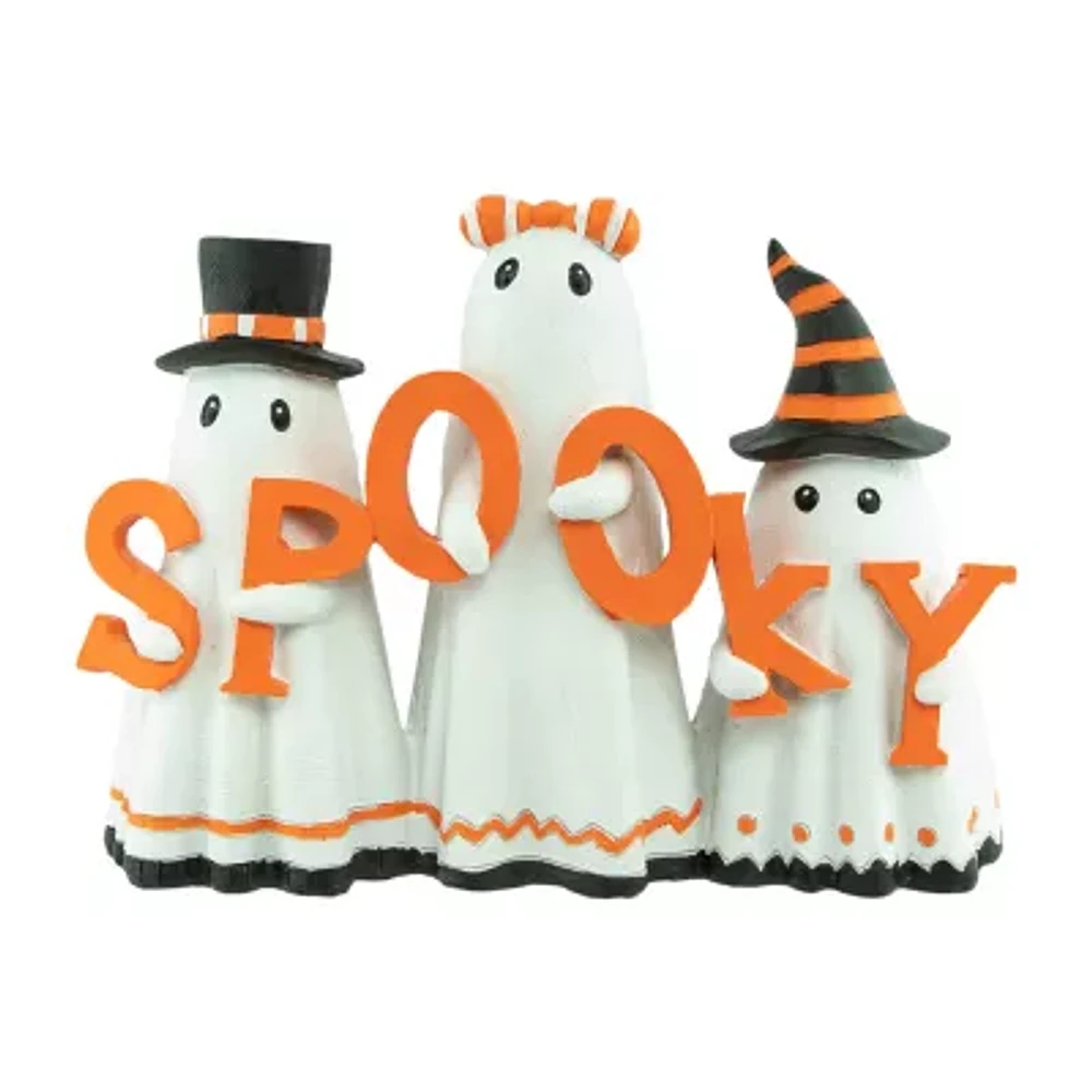 Northlight 9.25in Spooky Ghost Trio Christmas Tabletop Decor