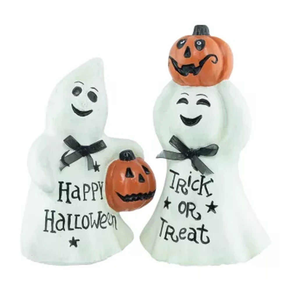 Northlight 7.75in Happy Halloween Ghosts 2-pc. Christmas Tabletop Decor