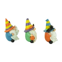 Northlight 6in Halloween 3-pc. Halloween Gnome