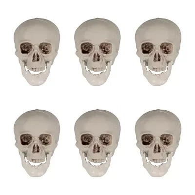 Northlight Skeleton Skulls 6-pc. Christmas Tabletop Decor