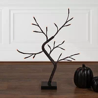 Northlight 15in Led Black Twig Indoor Artificial Tree