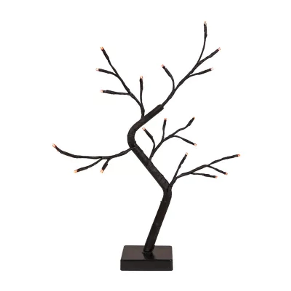 Northlight 15in Led Black Twig Indoor Artificial Tree