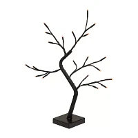 Northlight 15in Led Black Twig Indoor Artificial Tree