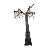 Northlight 7.5ft Black And Gray Spooky Standing Ghost Indoor Artificial Tree