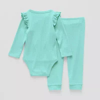 Okie Dokie Baby Girls 2-pc. Pant Set