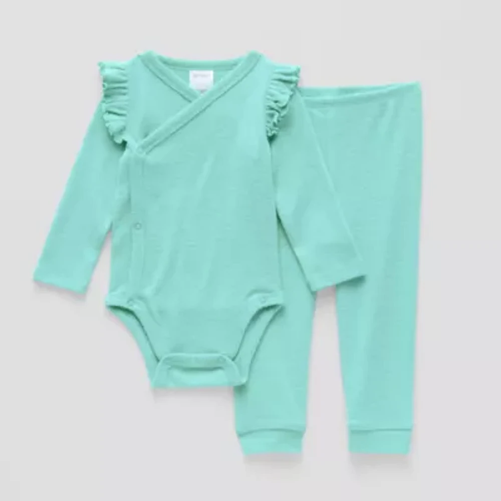 Okie Dokie Baby Girls 2-pc. Pant Set