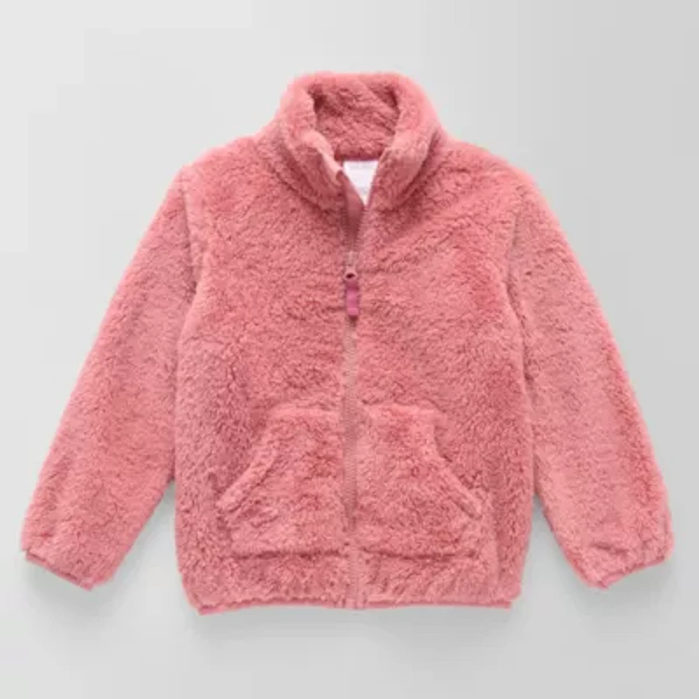 Okie Dokie Toddler & Little Girls Fleece Midweight Sherpa Jacket