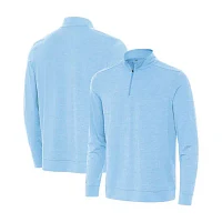 Antigua Mens Bright 1/4 Zip Pullover Lightweight Track Jacket