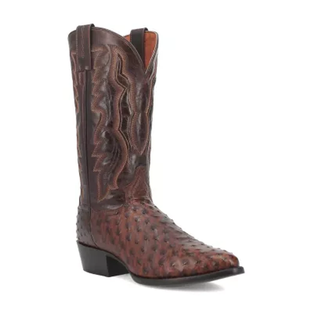 Dan Post Mens Pershing Block Heel Cowboy Boots