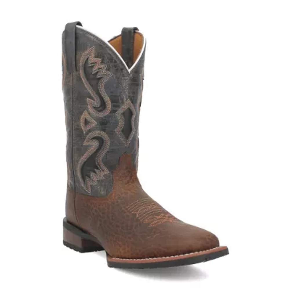 Laredo Mens Smoke Creek Flat Heel Cowboy Boots