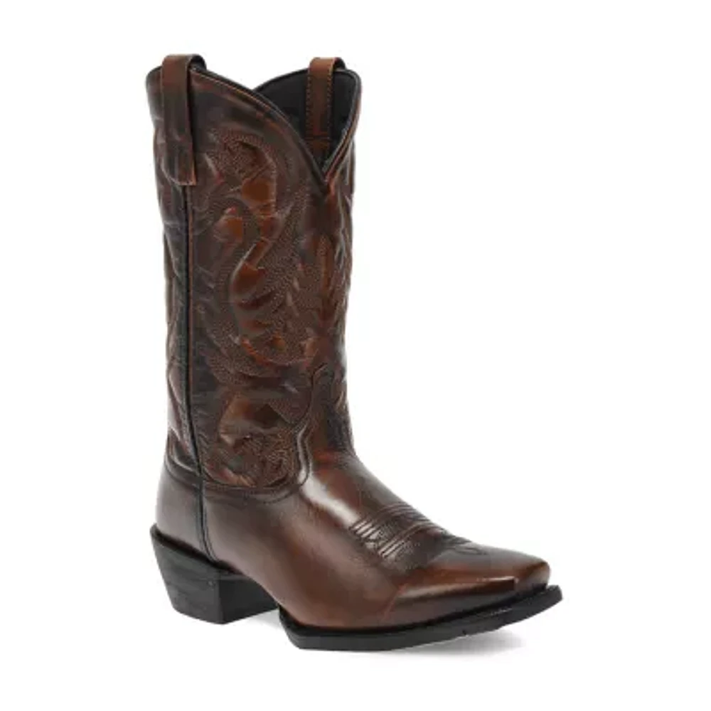 Laredo Mens Lawton Flat Heel Cowboy Boots