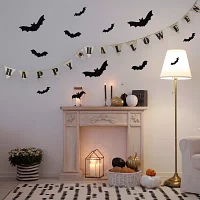 Northlight Led Burlap Happy Halloween Banner Wall Sign