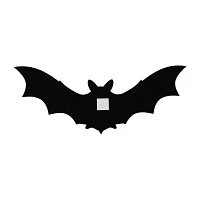 Northlight 12in Black Posable Felt Bats 10-pc. Wall Decal