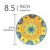 Certified International Spice Love 4-pc. Earthenware Salad Plate