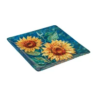 Certified International Golden Sunflowers Serving Platter