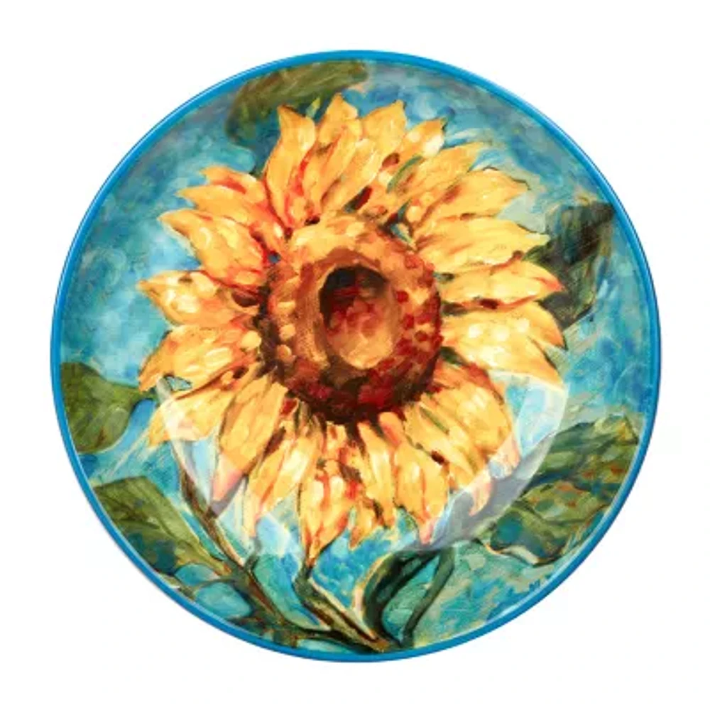 Certified International Golden Sunflowers Serving Bowl