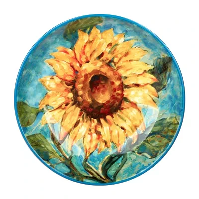 Certified International Golden Sunflowers Serving Bowl