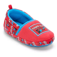 Disney Collection Boys Spiderman Slip-On Slippers