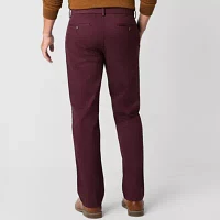 St. John's Bay Stretch Chino Mens Straight Fit Flat Front Pant