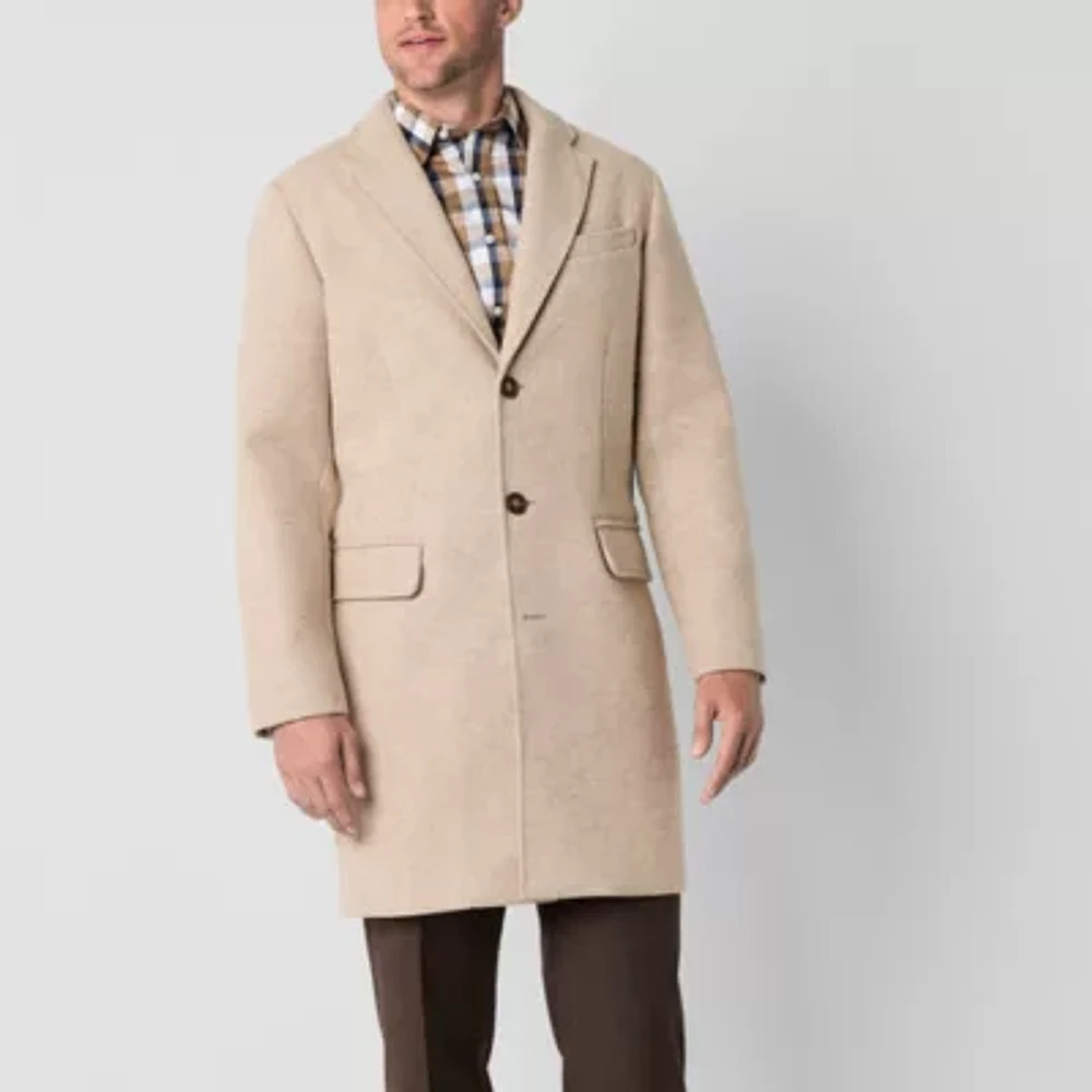 Stafford Mens Water Resistant Midweight Topcoat Coat