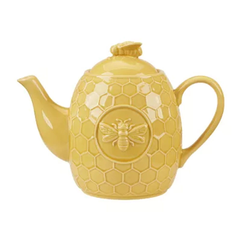 Certified International French Bees Teapot