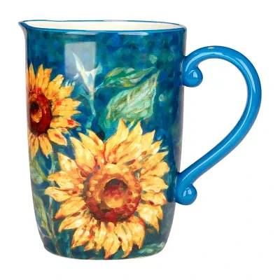 Certified International Golden Sunflowers Serving Pitcher