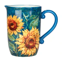 Certified International Golden Sunflowers Serving Pitcher