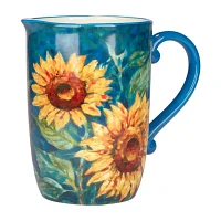 Certified International Golden Sunflowers Serving Pitcher