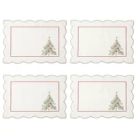 Homewear Caroline Christmas Embroidered Placemats