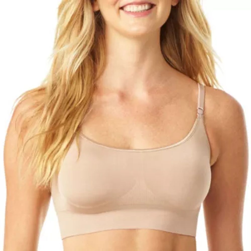 Warners® Easy Does It® Dig-Free Comfort Band with Seamless Stretch Wireless  Lightly Lined Convertible Bra RM0911A