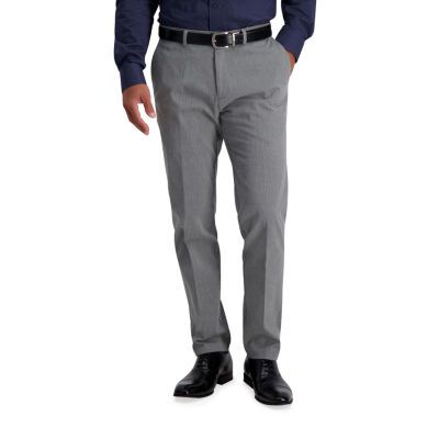 Haggar® Mens Iron Free Slim Fit Flat Front Pant