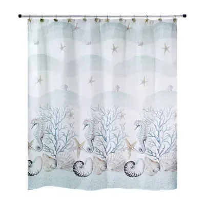 Avanti Coastal Terrazzo Shower Curtains