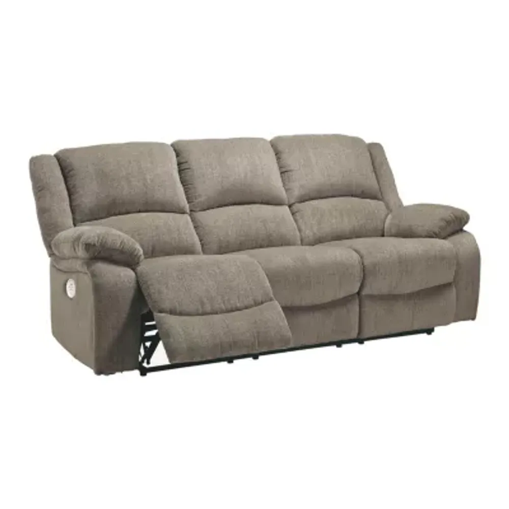 Signature Design by Ashley® Dryden Power Reclining Pad-Arm Sofa