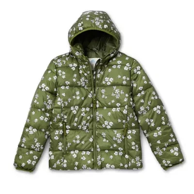 Thereabouts Little & Big Girls Hooded Packable Midweight Jacket