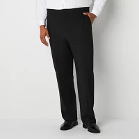 J. Ferrar Ultra Comfort Evening Edition Mens Big & Tall Flat Front Tuxedo Pants