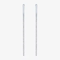 Diamond Addiction (G-H / Si2-I1) 1/3 CT. T.W. Lab Grown White Diamond 10K White Gold Drop Earrings