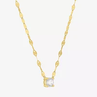 Diamond Addiction (G-H / Si2-I1) Womens 1/3 CT. T.W. Lab Grown White Diamond 10K Gold Round Pendant Necklace