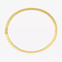 Diamond Addiction (G-H / I1-I2) 1/10 CT. T.W. Lab Grown White Sterling Silver or 14K Gold Over Bangle Bracelet