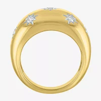 Diamond Addiction North Star (G-H / Si2-I1) 13MM 1/2 CT. T.W. Lab Grown White 14K Gold Over Silver Band