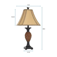 Stylecraft 29" Pineapple Table Lamp