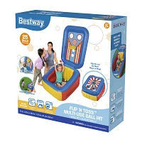 Bestway Flip & Toss Multi-Use Ball Pit Toy Playset