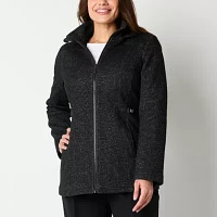 Liz Claiborne Womens Fleece Midweight Jacket