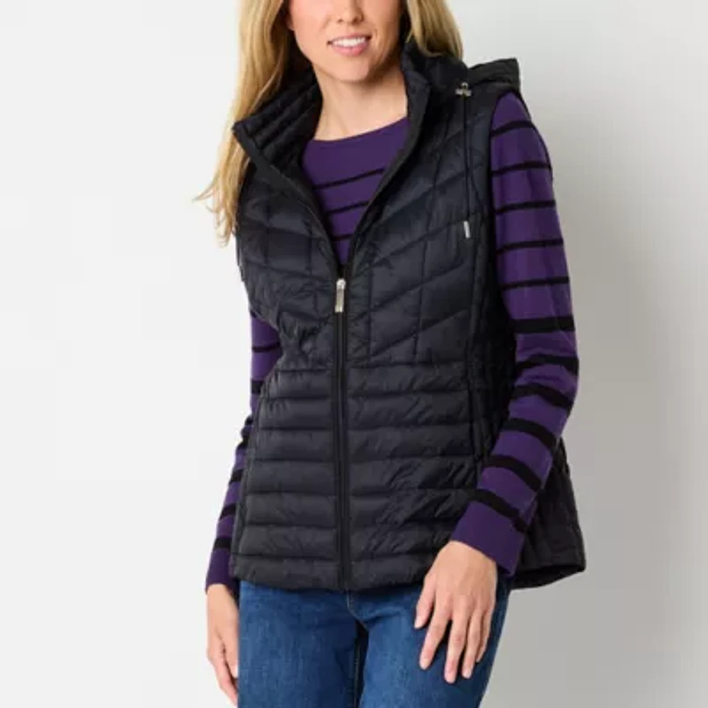 Liz Claiborne Womens Lightweight Puffer Vests